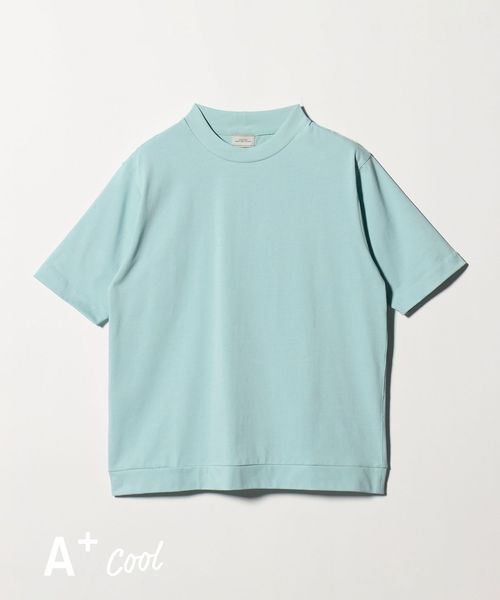 green label relaxing/A＋ COOL ビズ クルーネック カットソー Tシャツ ―接触冷感・吸水速乾―/Tシャツ / カットソー