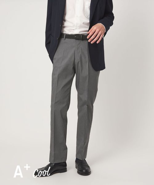 green label relaxing/A＋ COOL シャークスキン スタンダード アジャスター NP スラックス ―ストレッチ・接触冷感・クリースキープ―/スラックス