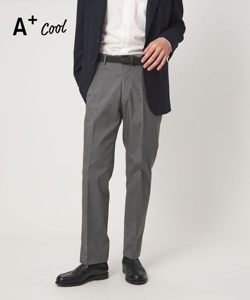 green label relaxing/A＋ COOL シャークスキン スタンダード アジャスター NP スラックス ―ストレッチ・接触冷感・クリースキープ―/スラックス