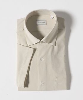 green label relaxing/ポリエステル ラッカン ストライプ スタンダード スナップ ボタンダウン 半袖 シャツ ―ストレッチ・イージーアイロン・吸水速乾―/シャツ / ブラウス