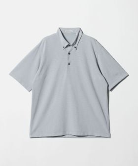 green label relaxing/プライムフレックス ドット メッシュ ボタンダウン ビズポロ ポロシャツ ―ストレッチ・吸水速乾・通気性―/ポロシャツ