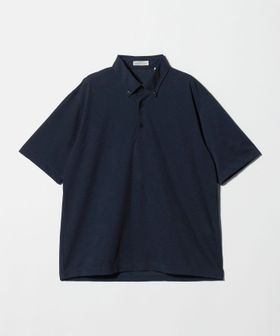green label relaxing/プライムフレックス ドット メッシュ ボタンダウン ビズポロ ポロシャツ ―ストレッチ・吸水速乾・通気性―/ポロシャツ