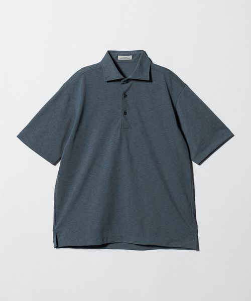 green label relaxing/プライムフレックス ドット メッシュ カッタウェイ ビズポロ ポロシャツ ―ストレッチ・吸水速乾・通気性―/ポロシャツ