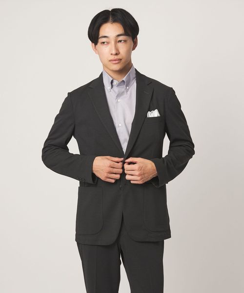 green label relaxing/A＋ air オックスジャージ 2B スタンダード セットアップ ジャケット ―ウォッシャブル・ストレッチ・通気性―/セットアップ ジャケット