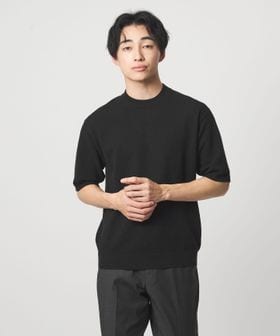 green label relaxing/タック ピケ ビズ クルーネック ニット ―ウォッシャブル―/ニット / セーター