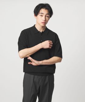 green label relaxing/タック ピケ ニット ポロシャツ ―ウォッシャブル―/ニット / セーター