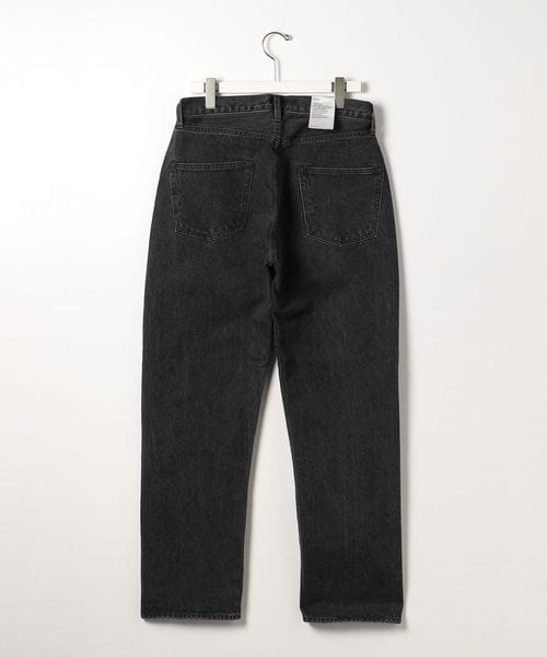 ＜CIOTA＞ミディアムブラック ストレート デニムパンツ サイズ33 CIOTA (シオタ) ブラック スビンコットン 13,5oz ストレート