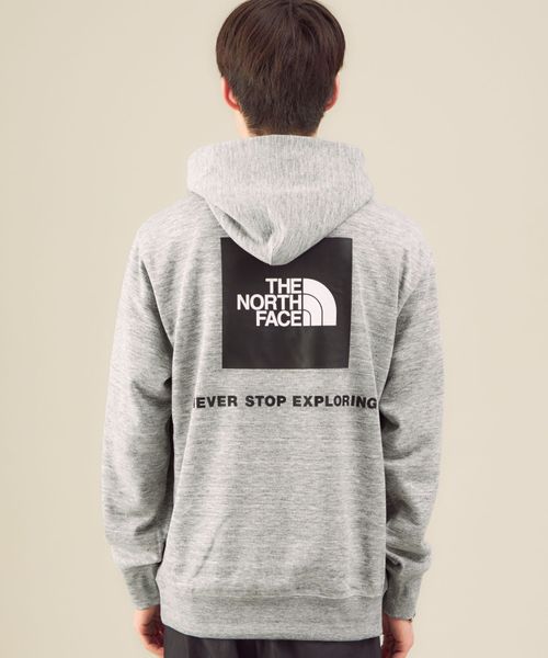 THE NORTH FACE back square logo hoodie