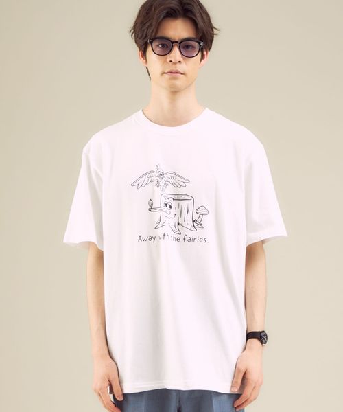 Livehood × PHOG スタンプ プリント Tシャツ