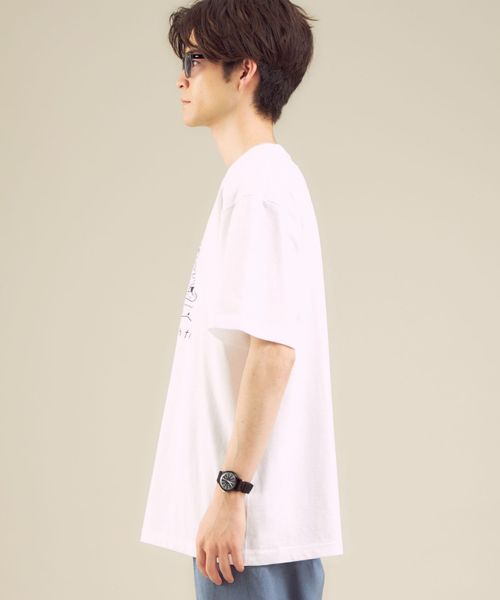 Livehood × PHOG スタンプ プリント Tシャツ
