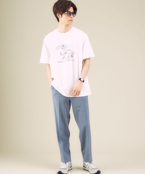 Livehood × PHOG スタンプ プリント Tシャツ