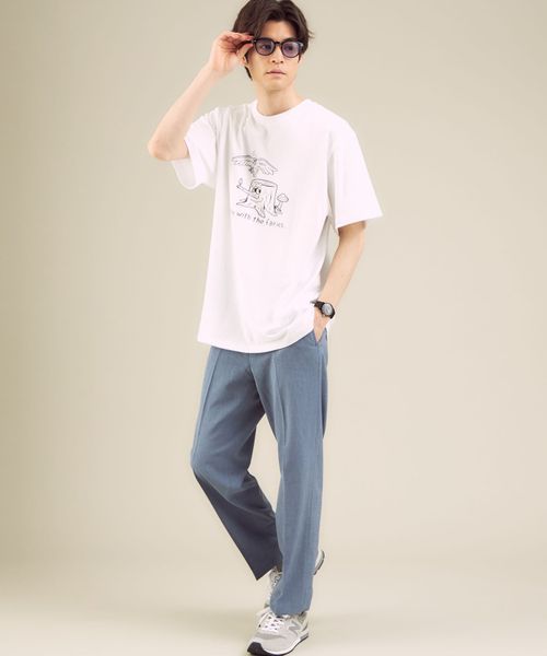 Livehood × PHOG スタンプ プリント Tシャツ