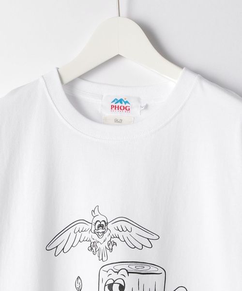 Livehood × PHOG スタンプ プリント Tシャツ
