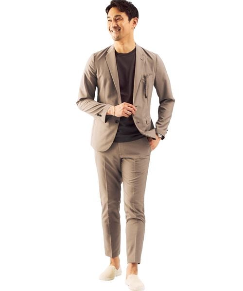 WEB限定】ドライエステルスリムセットアップ ジャケット&パンツ 上下