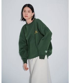 GLR or/【WEB限定】【別注】＜MLB×GLR or＞フロッキー プリント 長袖スウェット -ユニセックス-/スウェット / パーカー