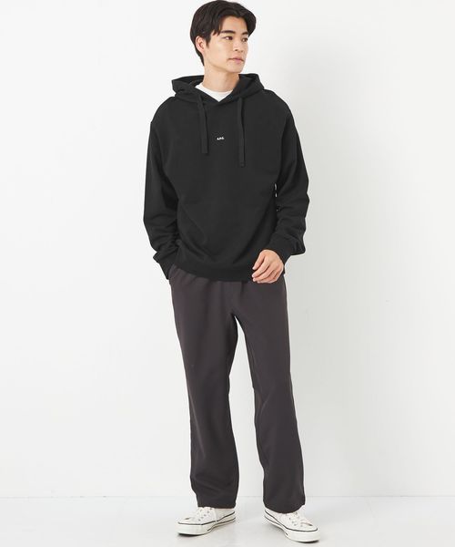 A.P.C.＞ロゴ フーディ LARRY