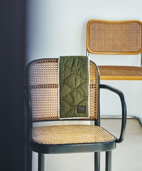 TAION/＜TAION＞ミリタリー リバーシブル ダウンマフラー/ストール / マフラー