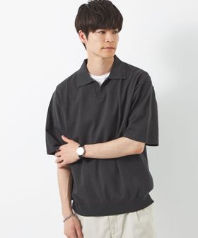 UNITED ARROWS コットンアクリルタックスリッパー 半袖ポロシャツ コットン ポロスキッパー Tシャツ