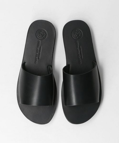 別注】＜AMIT LEATHER COMPANY ＞GLR レザー スライド サンダル
