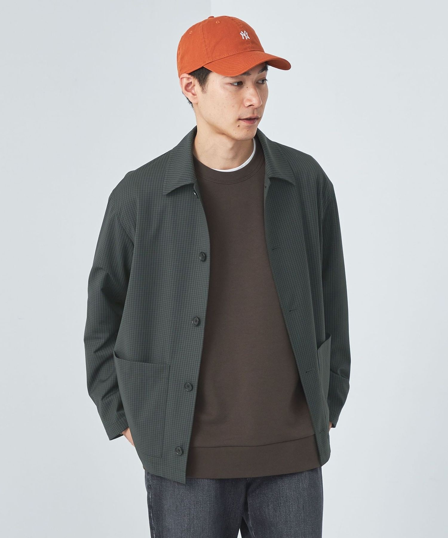 TWサージ カバーオール UNITED ARROWS Mサイズ　グレー 最高ファッション - TWサージ カバーオール UNITED ARROWS M