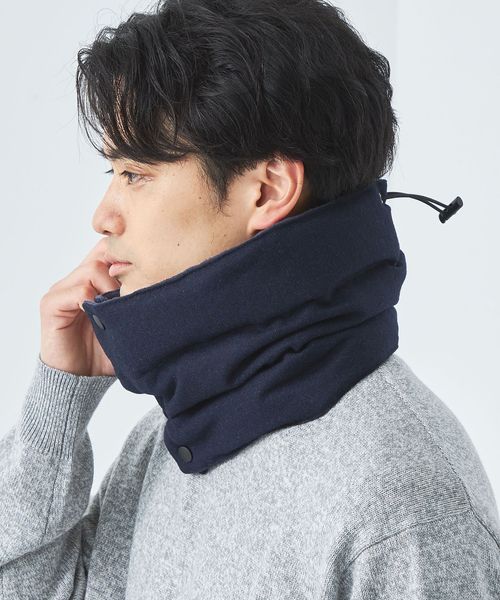KWD  スタンドカラーダウンパーツ　ネックウォーマー 日本製】STAND COLLAR DOWN PARTS グリーンダウン スタンド