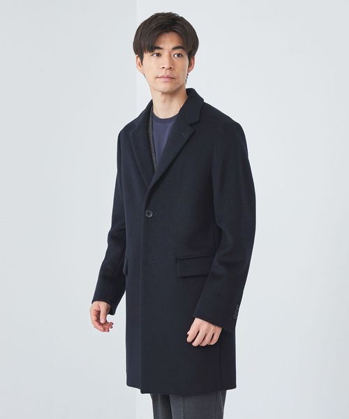 美品　ユナイテッドアローズ　MERINOS 100's チェスターコート 3200024F0972_l1_a025.jpg
