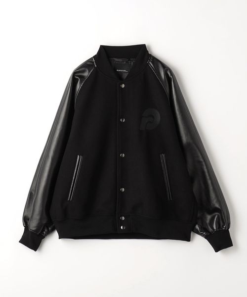 GLR BIWATEX ジャンパー・ブルゾン 黒　ユナイテッドアローズ GLR or＞スタジアム ジャンパー ブルゾン ―ユニセックス