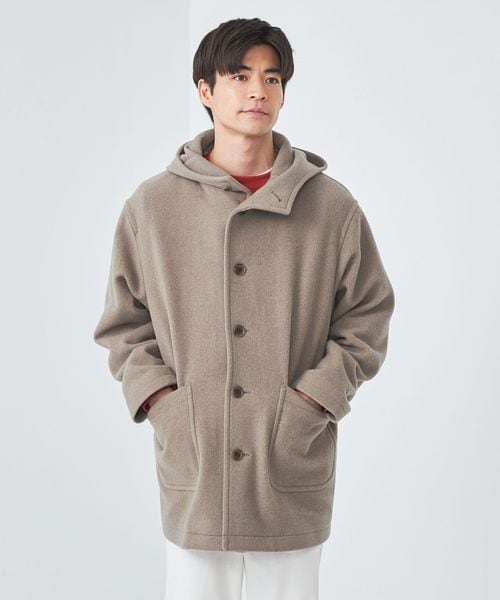 BEAUTY&YOOUTH UNITED ARROWS メルトンフードコート UNITED ARROWS（ユナイテッドアローズ）の「＜UNITED ARROWS