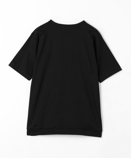 JUSTFIT エアリー ソフト ヘンリーネック カットソー