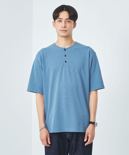 tシャツ M1524 カノコヘンリーロンＴ レディース セール】【Champion】ヘンリーネックカノコTシャツ（Tシャツ