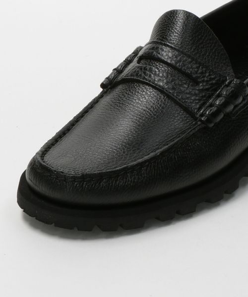 UA別注 パラブーツ コロー レイド グレインレザー 黒 27.0 ローファー Paraboot パラブーツ メンズ コロー レイドソール *ブラック