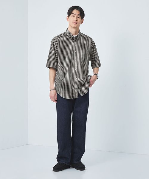 UNITED ARROWS チェック柄 半袖シャツ UNITED ARROWS チェック柄 半袖シャツ
