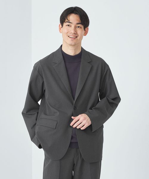 グリーンレーベルリラクシング ストレッチ シアサッカー 2B ジャケット XL UNITED ARROWS green label relaxing｜A+ ラッカンジャージ 2B