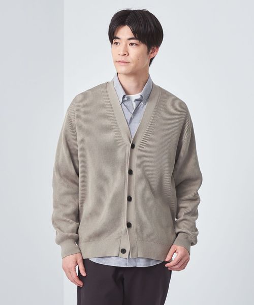 AURALEE グリーン Vネックカーディガン サイズ4 シアーコクーンVネックニットカーディガン - SOÉJU online store