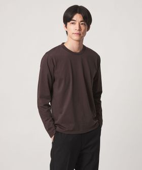 green label relaxing/【WEB限定】JUST fit ジャケイン クルーネック 長袖 Tシャツ ―吸水速乾・抗菌―/Tシャツ / カットソー