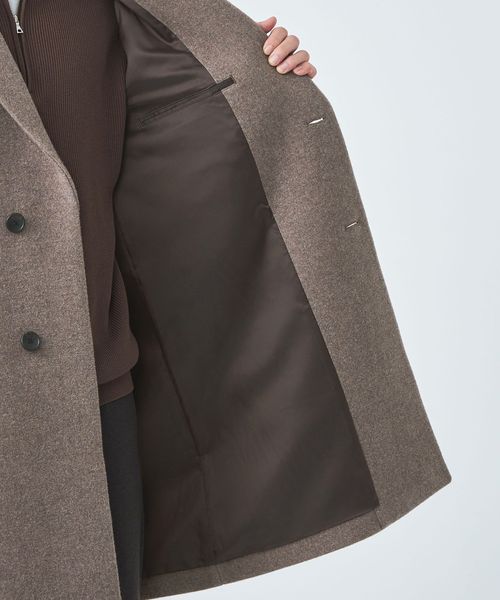 67▢DIGAWEL 20AWスプリングチェスターコート TS1028-4 SUGGESTION チェスターコート コート Double-breasted wool