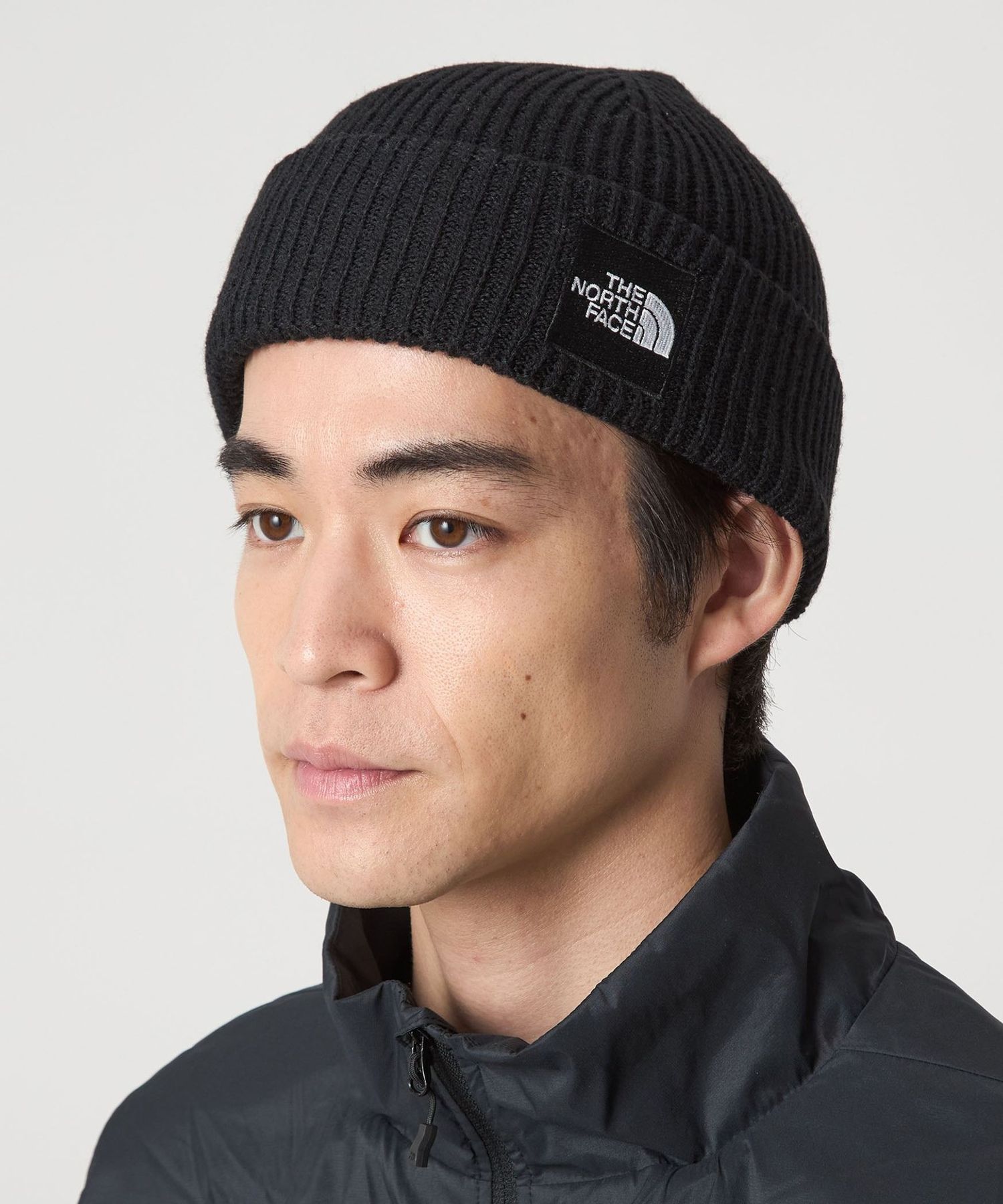 THE NORTH FACE＞ショート リブ ビーニー ニット帽