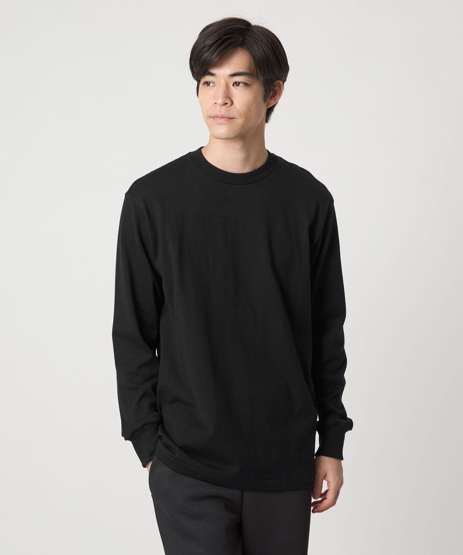 Hanes＞KURO T 長袖 Tシャツ