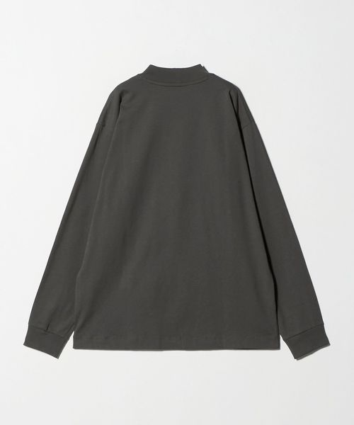 MARK&LONA グレー　モックネックシャツ 46 MARK&LONA - Chromakey Mock Neck Shirts | クロマキー モック