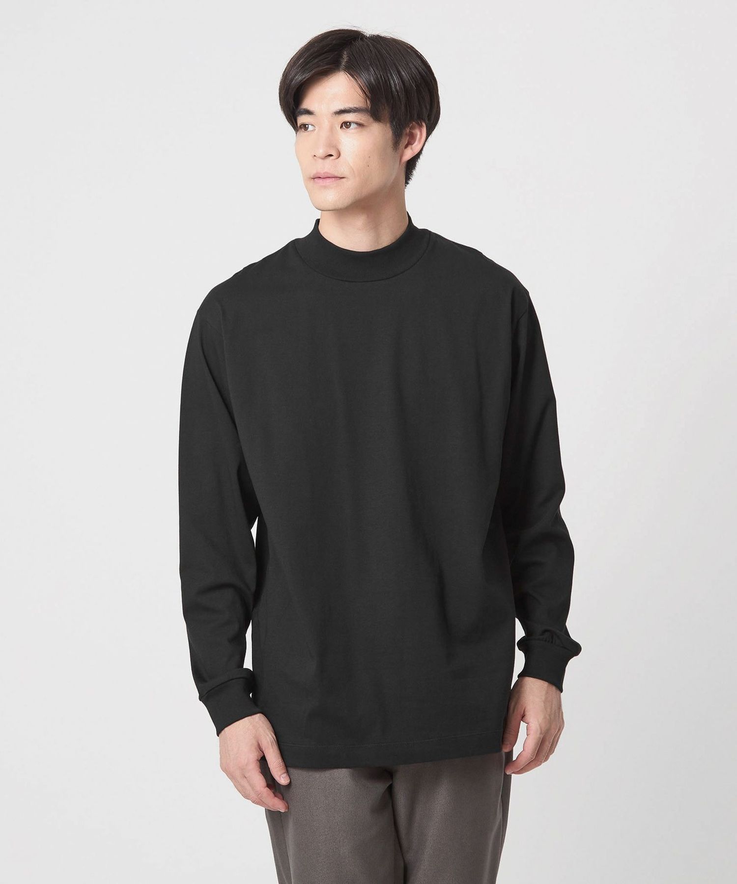 新品　BRIEFING×WIND AND SEA コラボ長袖モックネックシャツ BRIEFING ブリーフィング WIND AND SEA モックネック 長袖