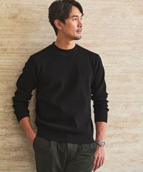 green label relaxing/【WEB限定】JUST fit デイリー アゼ モックネック ニット/ニット / セーター