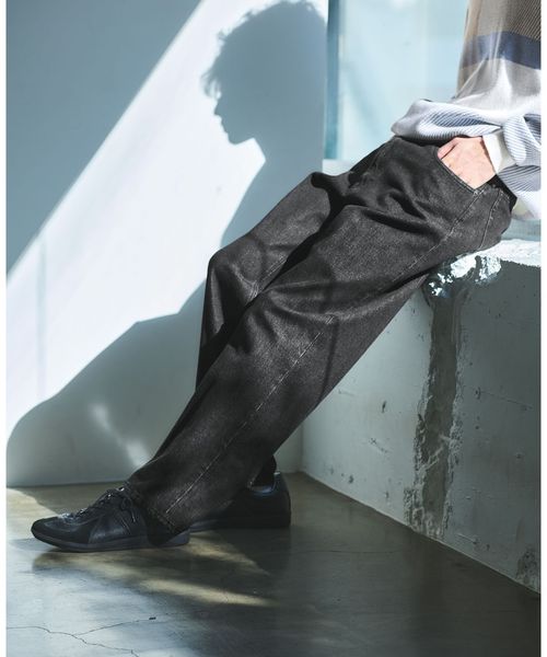 green label relaxing/デニム ワイド テーパード W3 デニムパンツ/デニムパンツ