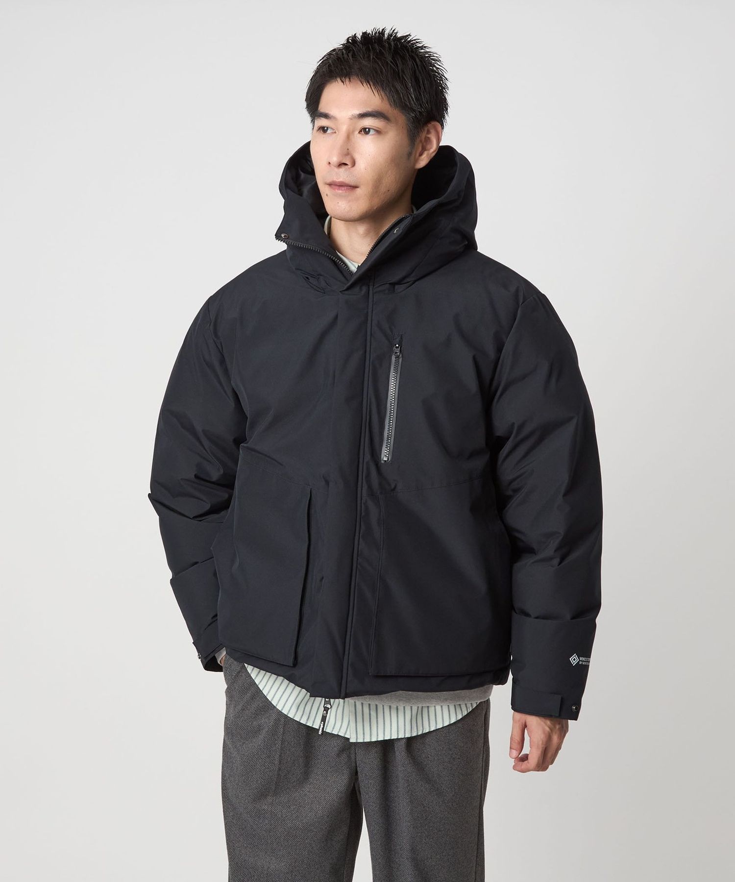 UNITED ARROWS UBCB フーデッド ダウンコート ブルーフォックス UNITED ARROWS（ユナイテッドアローズ）の「UBCB フーデッド