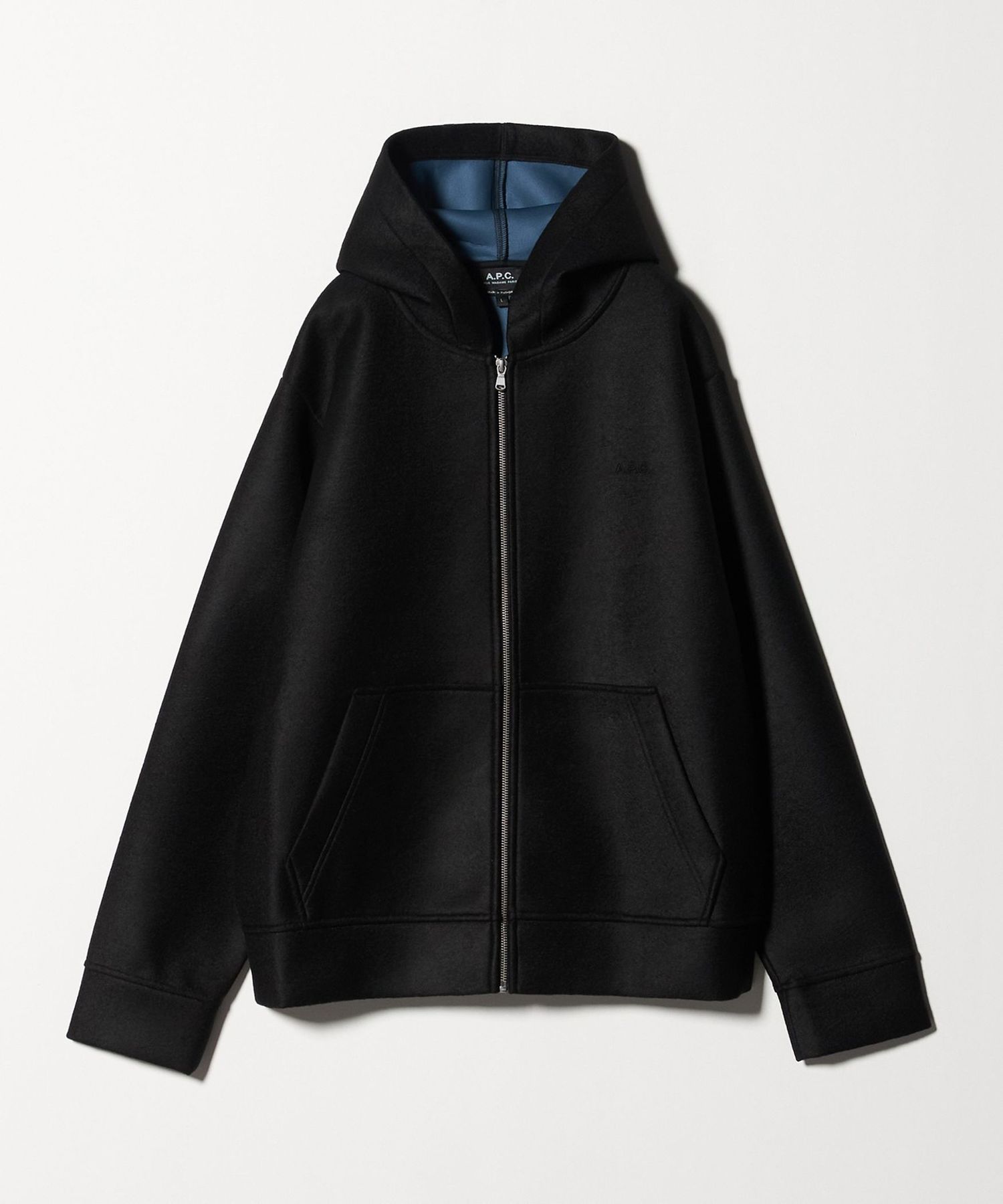 A.P.C.＞スウェット ジップパーカー