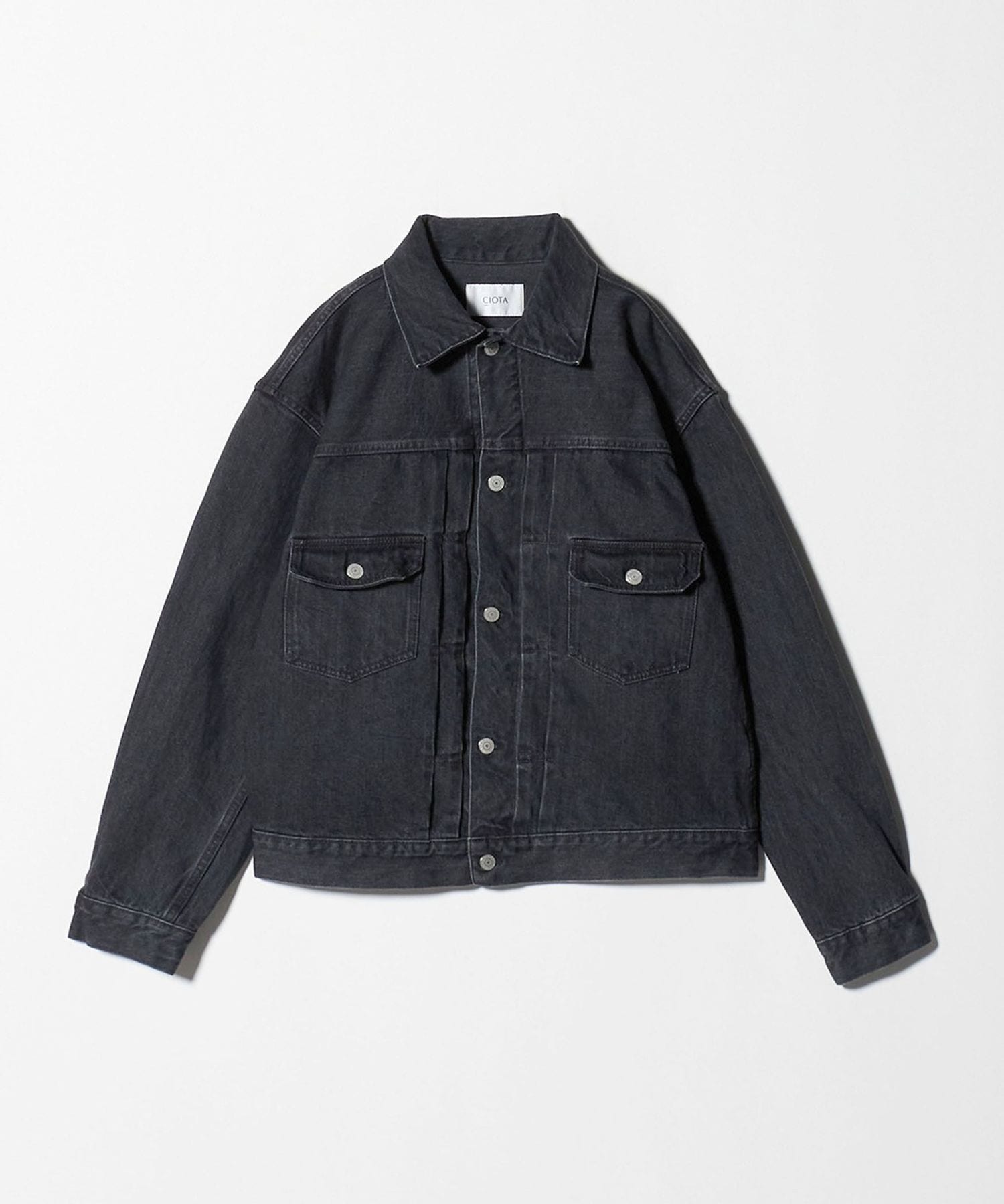 柔らかBLACKデニムジャケット/RATA RATA 柔らかBLACKデニムジャケット