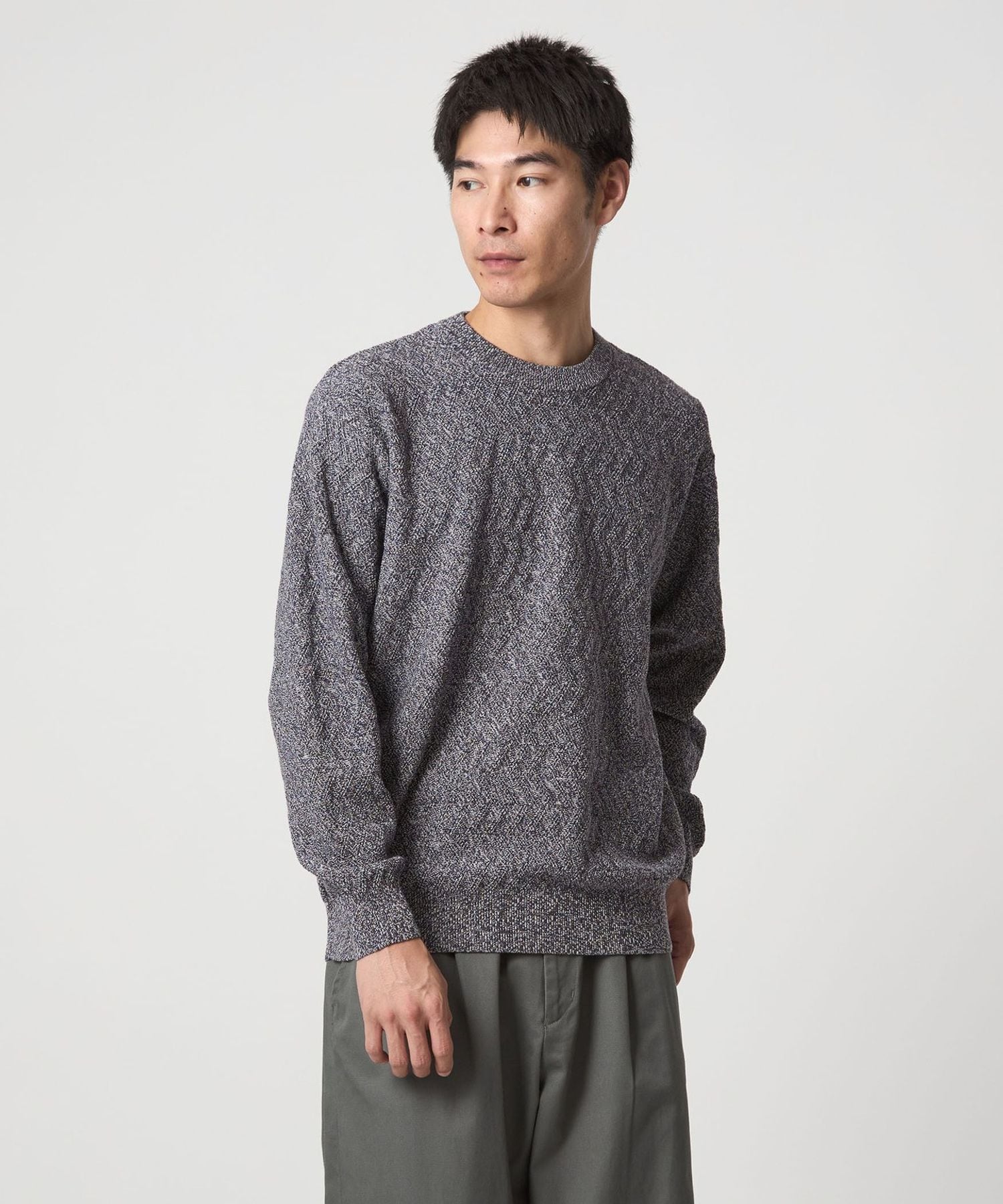 UNITED ARROWS BY シルクミックス ラウンジ ニット UNITED ARROWS BY シルクミックス ラウンジ ニット