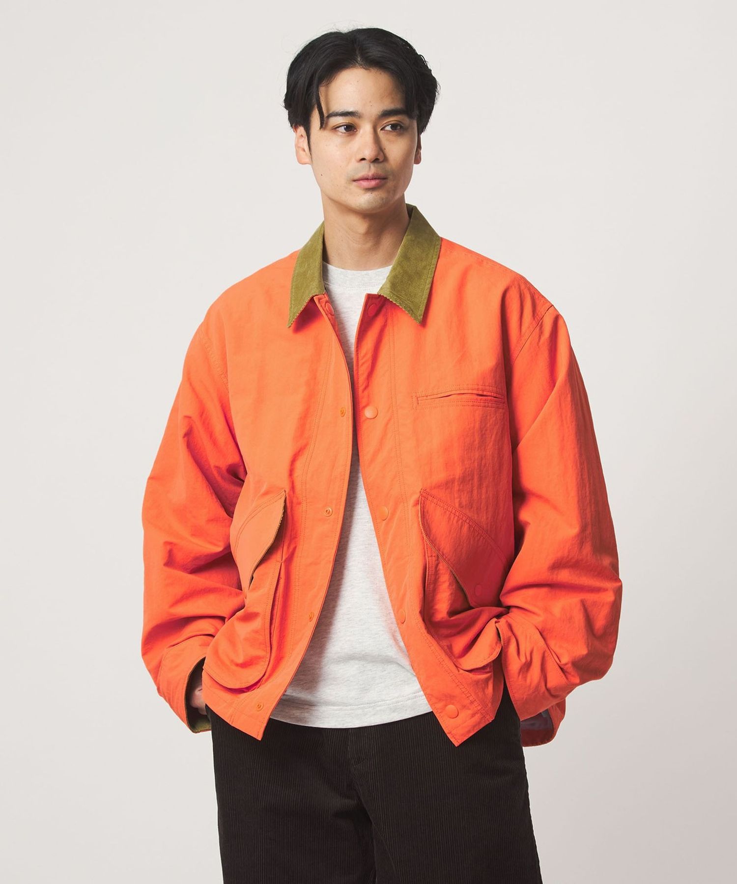 GLR or＞ビッグ フラップ カバーオール ジャケット