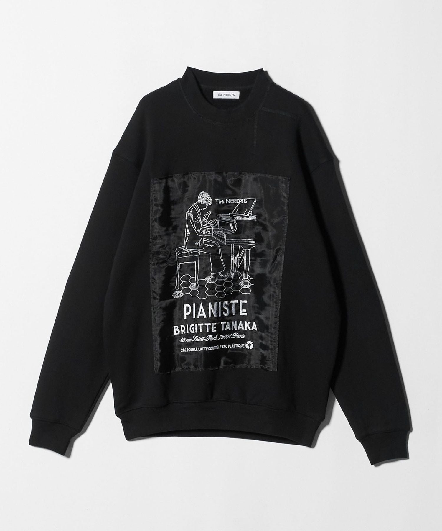 THE NERDYS＞Brigitte Tanaka×The NERDYS PIANISTE スウェット