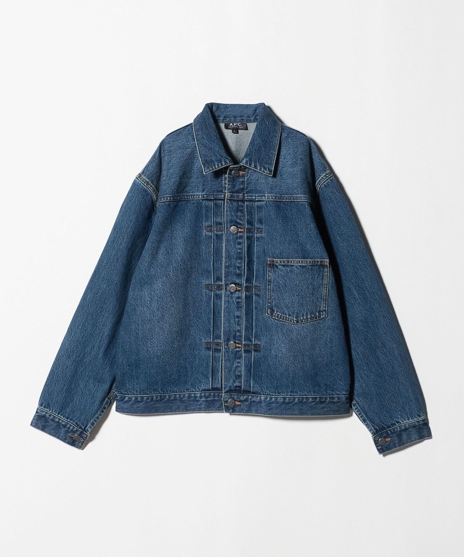 A.P.C. Bass ブルゾン ボア デニム ジャケット Gジャン apc 【公式通販】