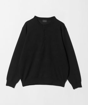 green label relaxing/ダブルフェイス ヘンリーネック ニット/ニット / セーター